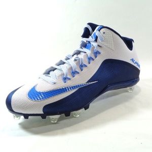 blue and white nike cleats